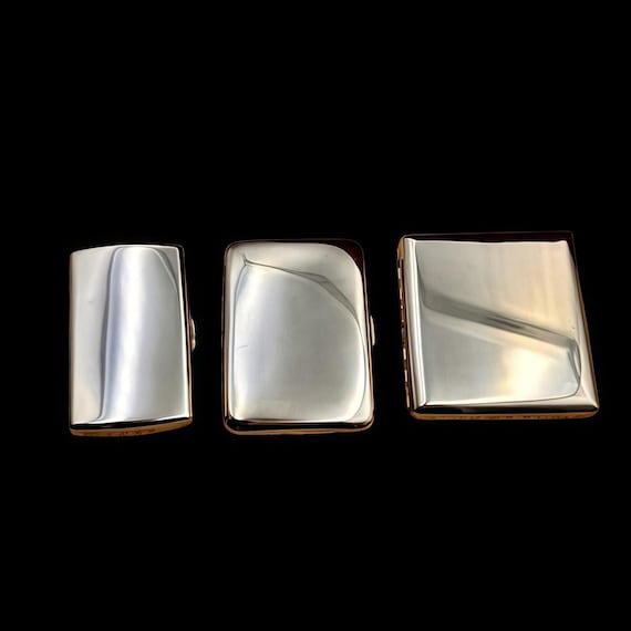 Luxury Cupronickel Cigarette Case | Polished Silver Finish, Dent-resistant  Hard-shell, Heirloom Groomsman Gift for Him