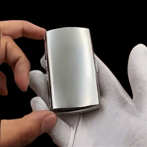 Cupronickel high hardness polished cigarette case image 2