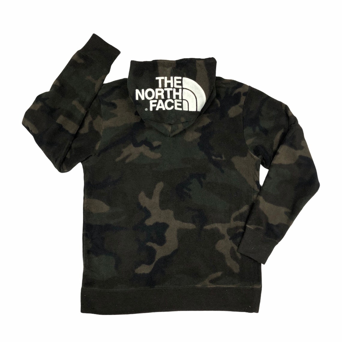 the north face camo sweatshirt