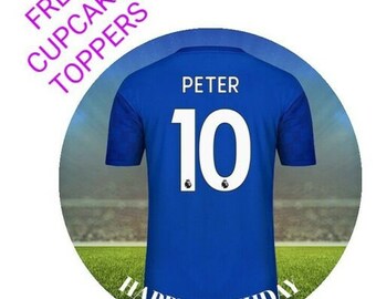 WEST BROMWICH ALBION FOOTBALL A4 ICING CAKE TOPPER PERSONALISED BIRTHDAY SHIRT