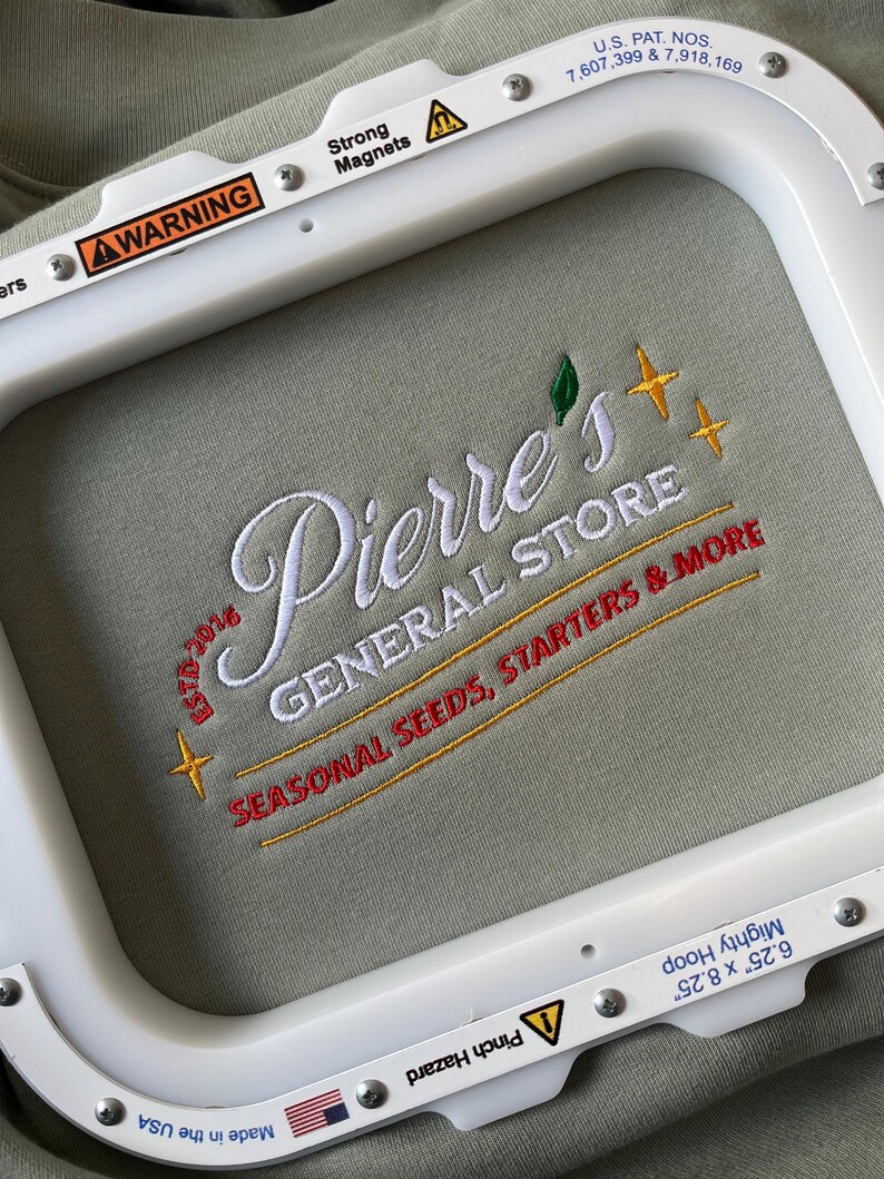 General Store Embroidered Crewneck Sweatshirt Cute Gift Jumper