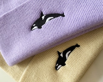 Orca Mütze | Lustiger netter Geschenk-Wal