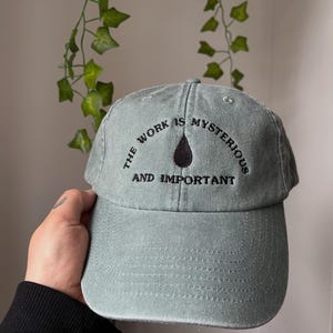 Mysterious Embroidered Vintage Cap