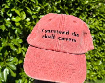 Cavern Survivor Bestickte Vintage Kappe