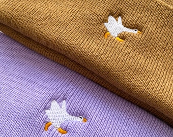 Wütende Gans Mütze | Lustiges nettes Geschenk bestickt