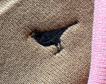 Blackbird Beanie | Funny Cute Gift Embroidered