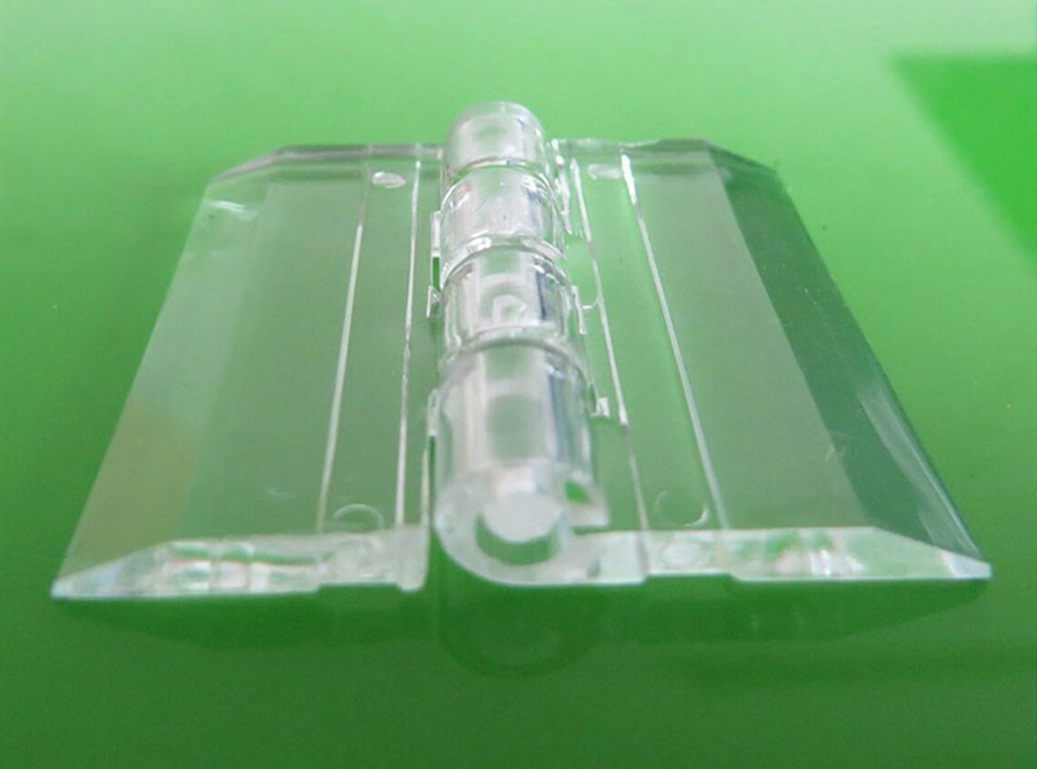 50pcs Of Clear Acrylic Hinge PMMA Perspex Transparent Folding Etsy