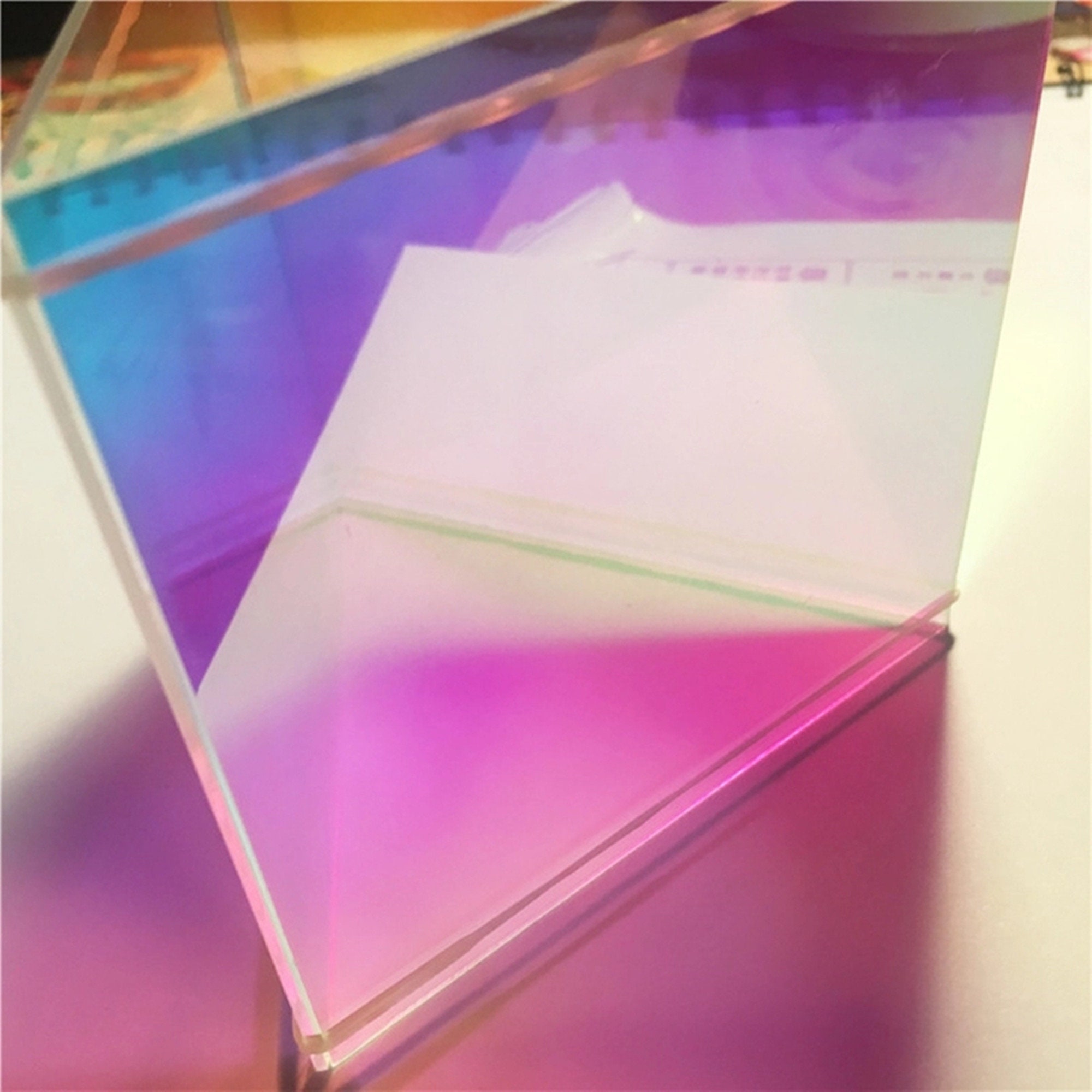 Acrylic AB Plexiglass Sheetpmma Iridescent/radiant Sheet Etsy Canada