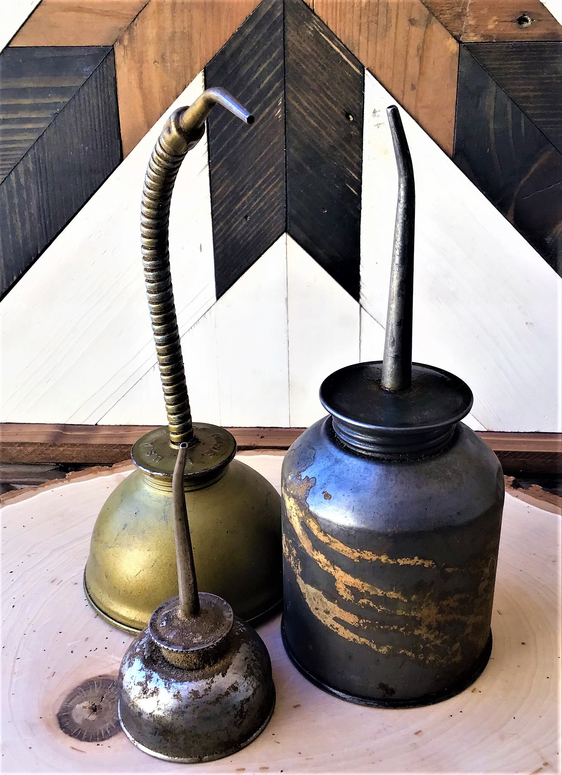 Vintage Oil Can Oilers Oil Dispenser Thumb Oiler Antique Etsy