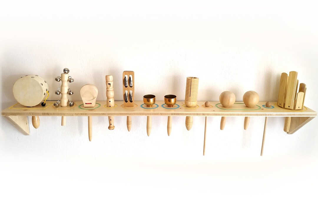 Tambour à Main En Bois - Percussion Pour Enfants Pour La Danse Et Le Chant 8 Pouces