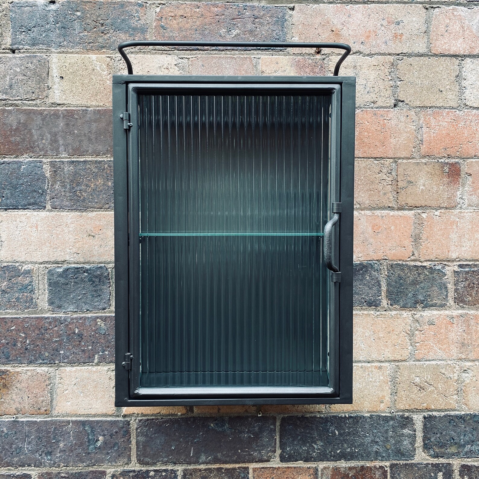 Fluted Glass Wall Bathroom Industrial Wall Etsy