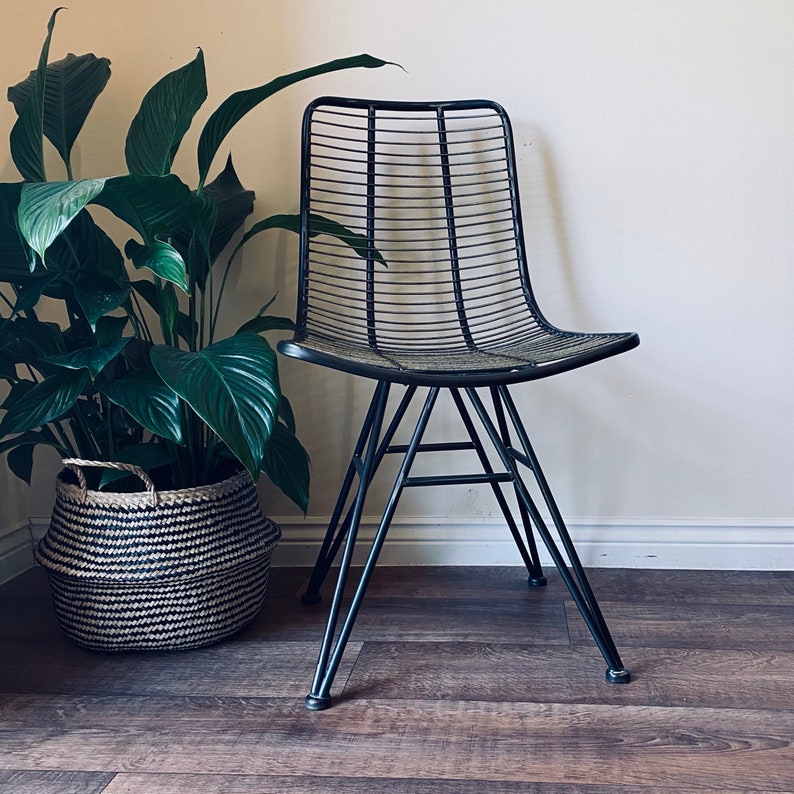 X4 Industrial Dining Chairs Dining Chair Metal Chair Etsy