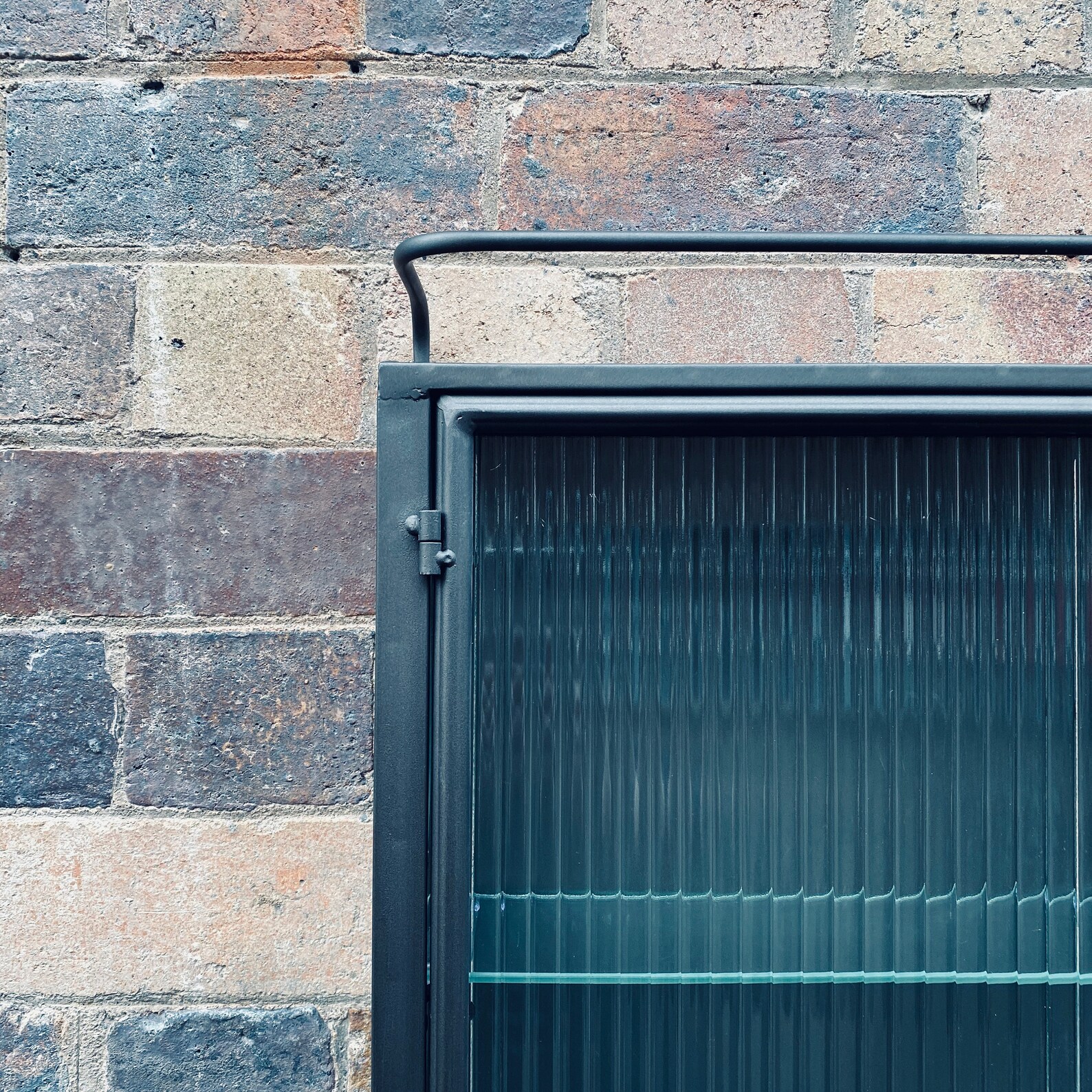 Fluted Glass Wall Bathroom Industrial Wall Etsy