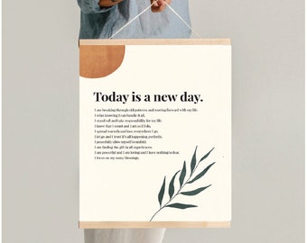 Personalised Poster | Positive Affirmation | Digital print