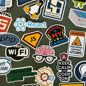 50 Sticker Coding Webentwickler Algorithmus Programmierung - Vinyl Sticker Bündel - Lustiges Sticker Pack - Sticker