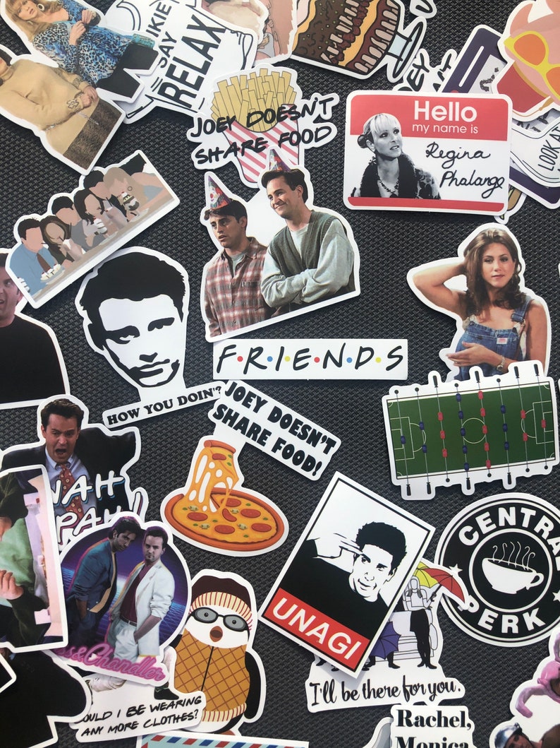 Stickers Friends Vinyle stickers bundle Funny stickers pack autocollants image 3