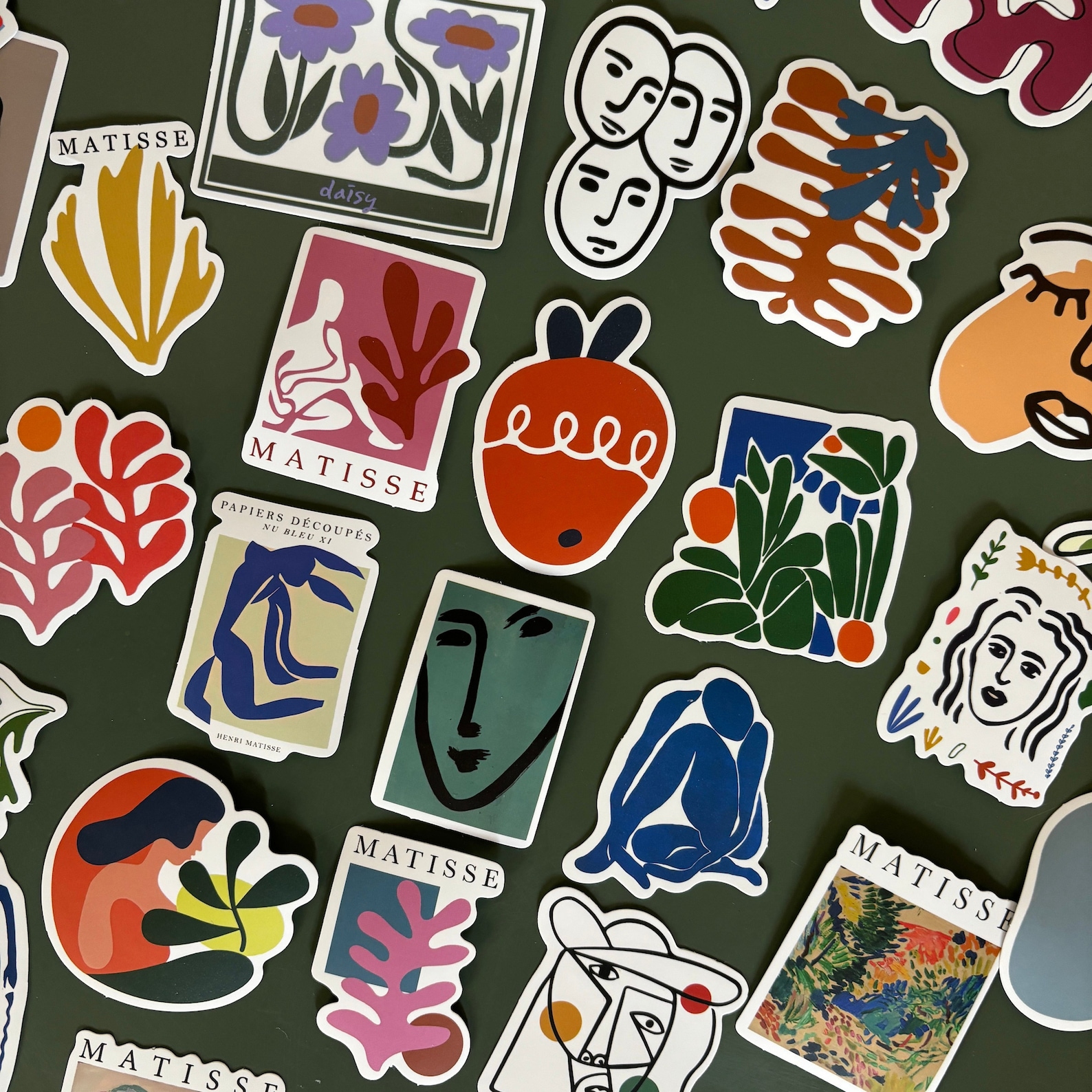 50 Stickers Pack Matisse - Painter - Art & Paintings - Vinyl - Bundle ...