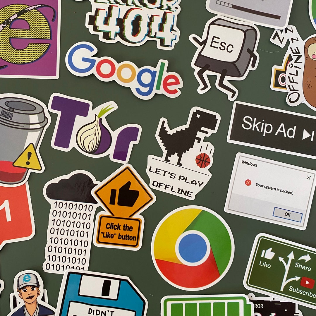 Lot of 50 Geek / Dev Stickers Programming Coding Coding IT Source Code ...