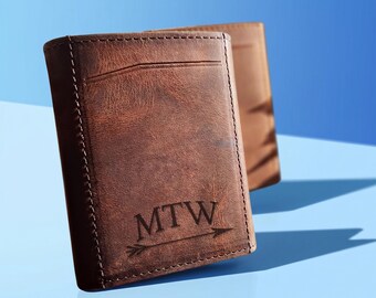 RFID Shielded Cardholder, Smart Mechanism Wallet Gifts for Men, Custom Futuristic Pop-Up Men's Wallet