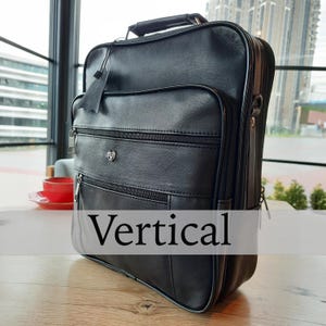 Grand sac messager personnalisé/sac pour homme en cuir véritable/sac à bandoulière/sac à bandoulière/cartable/cadeau pour père