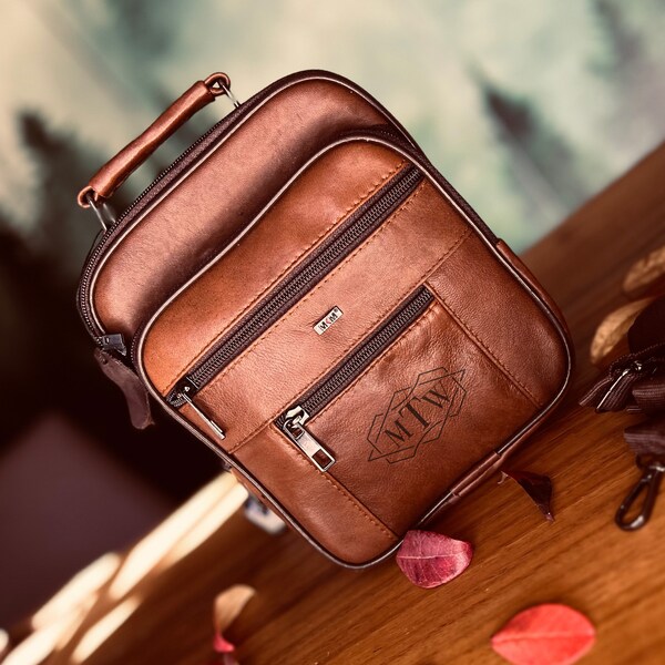 Mens Crossbody Bag Etsy