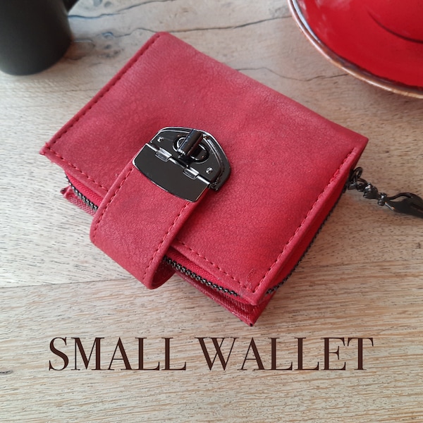 CUSTOM GIRLFRIEND WALLET / Vegan Leather Wristlet Wallet / Iphone Case / Red Purse for Woman / Girlfriend  Gift