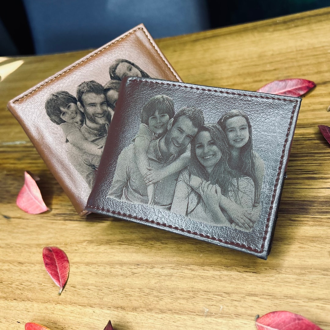 Personalized Photo Wallet For Men Engraved Mens Wallet Custom Wallet Personalized photo wallet for men engraved mens wallet custom wallet