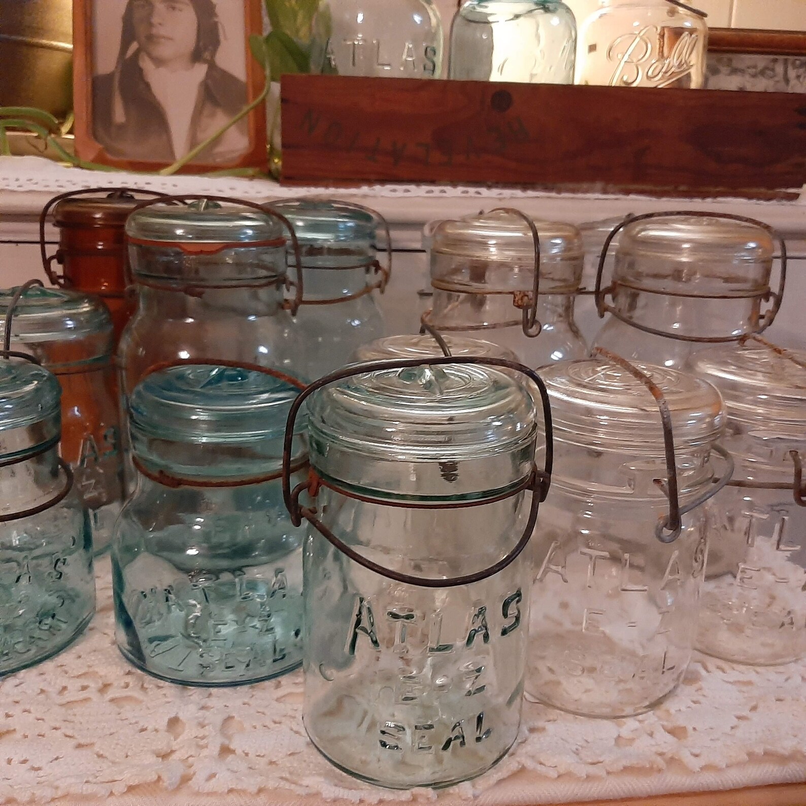 Replacement GLASS LIDS & 1940's Glass Canning Jars Etsy