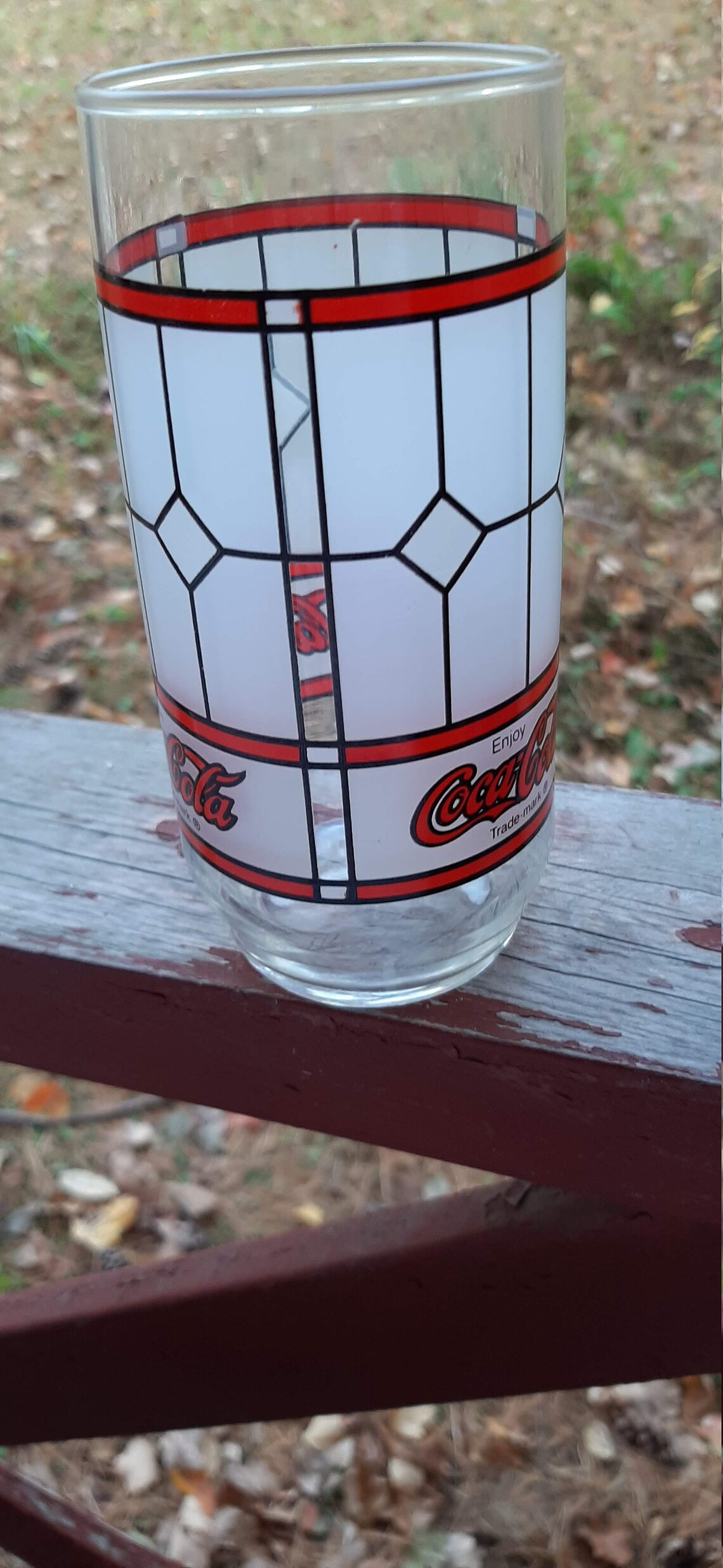 Coke drinking glasses Vintage set of 4 MisMatched CocaCola Etsy