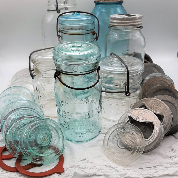 Antique Canning Jar Etsy