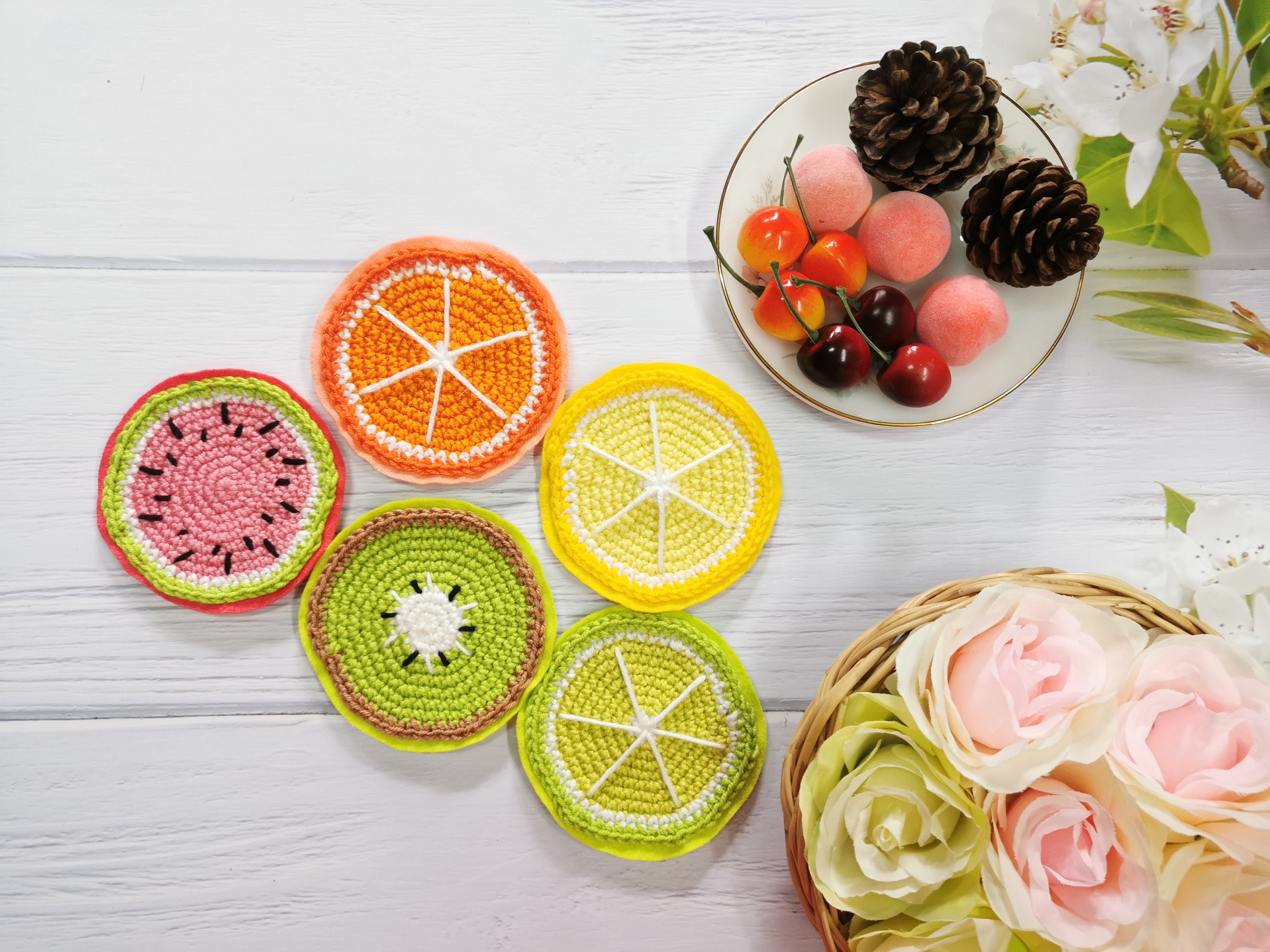 Kiwi Coasters - Etsy