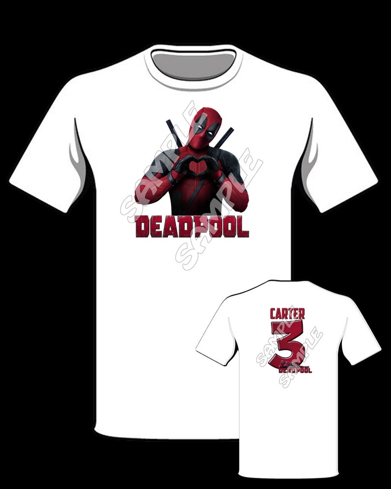 Deadpool birthday shirt Clearance