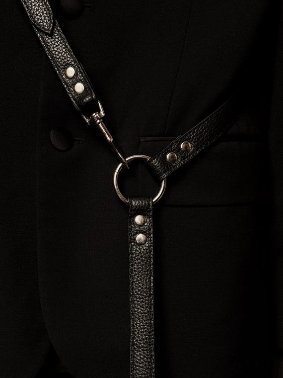 Adjustable Leather Hands-Free Dog Leash: Custom Made