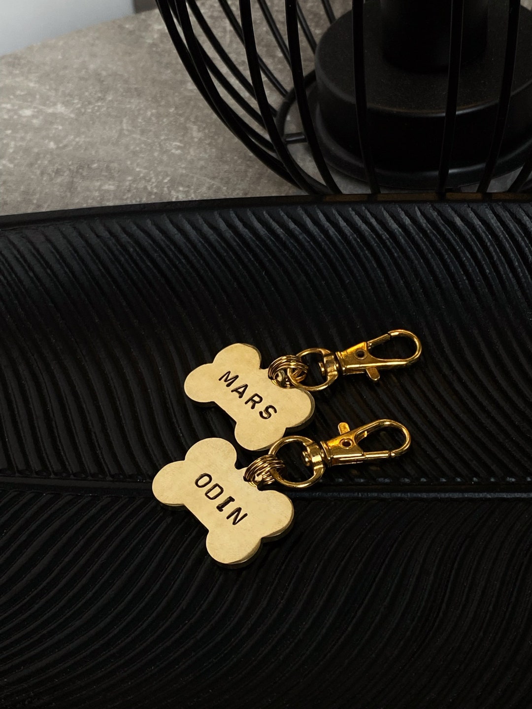 Brass Dog Nametag Made in Ukraine. Bone Nametag Etsy