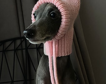 Handmade knit hat for dogs