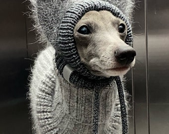 Handmade knit hat for dogs