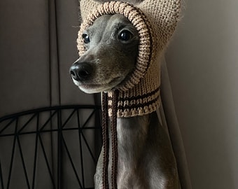 Handmade knit hat for dogs