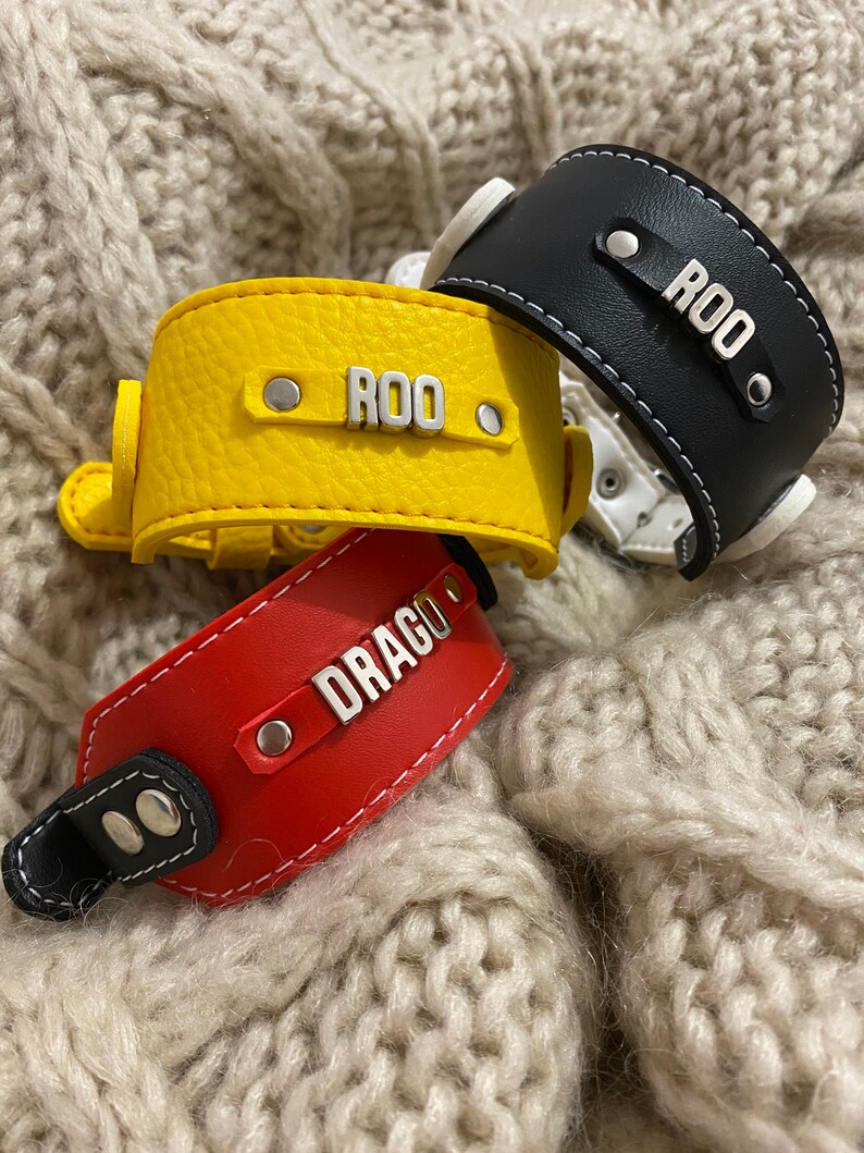 Personalized Wide Dog Collar for Italian Greyhounds and Etsy
