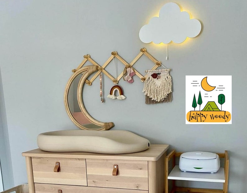 CLOUD WALL LIGHT Nursery Lighting Baby Room Night light Etsy