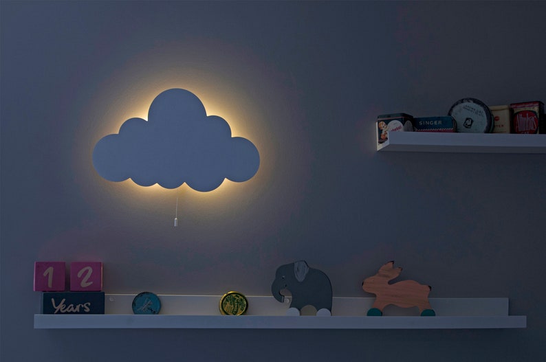 CLOUD WALL LIGHT Nursery Lighting Baby Room Night Light Etsy