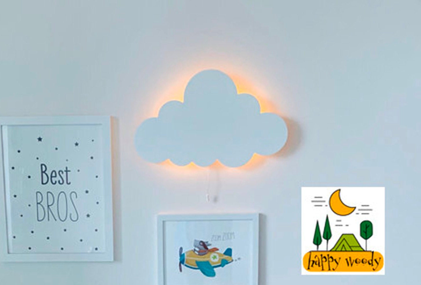 CLOUD WALL LIGHT Nursery Lighting Baby Room Night light Etsy