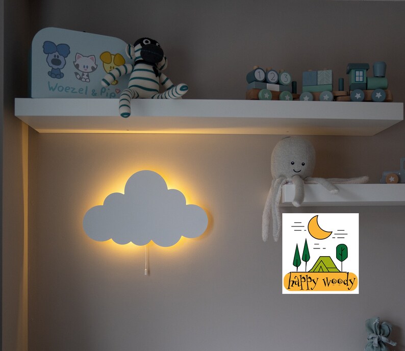 CLOUD WALL LIGHT Nursery Lighting Baby Room Night Light Etsy