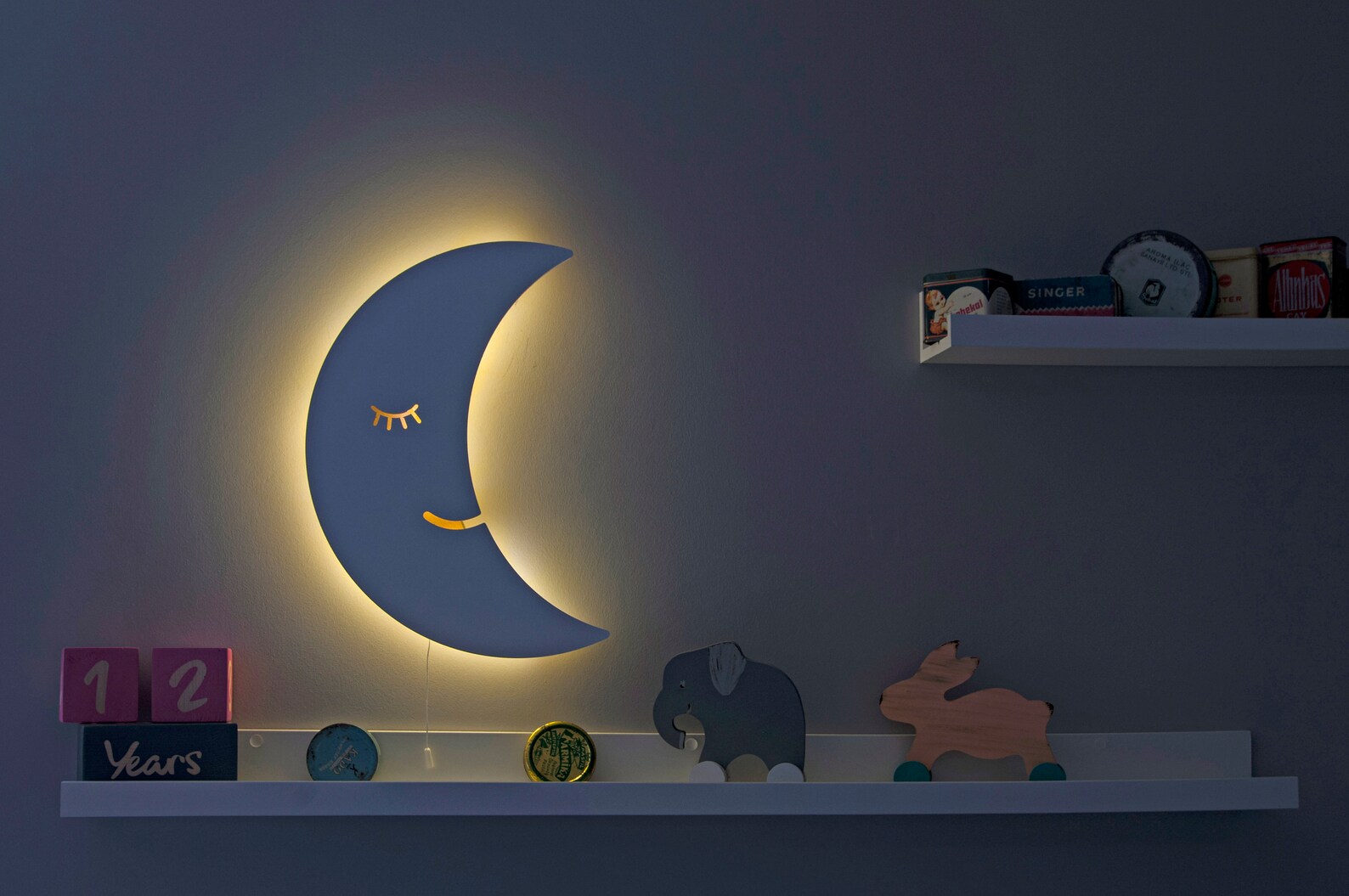 Set of 2 NURSERY WALL LIGHT / Nursery Lighting / Night light Etsy