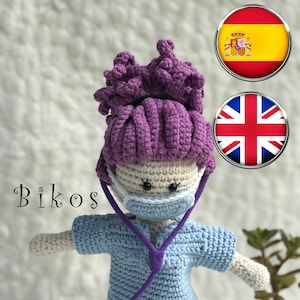 DOCTOR Crochet pattern pdf English doll