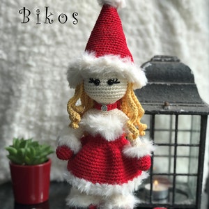 Spanish crochet pattern Amigurumi doll MAMA NOEL pdf