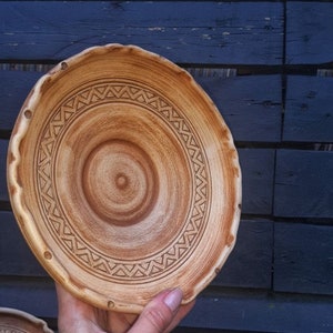 Modern Rustic Pottery Plate, Serving Bowl, Terracotta Fruits Bowl, Handmade Stoneware Large Trays Bowl Vintage Clay Ceramics ECO Gifts Ideas