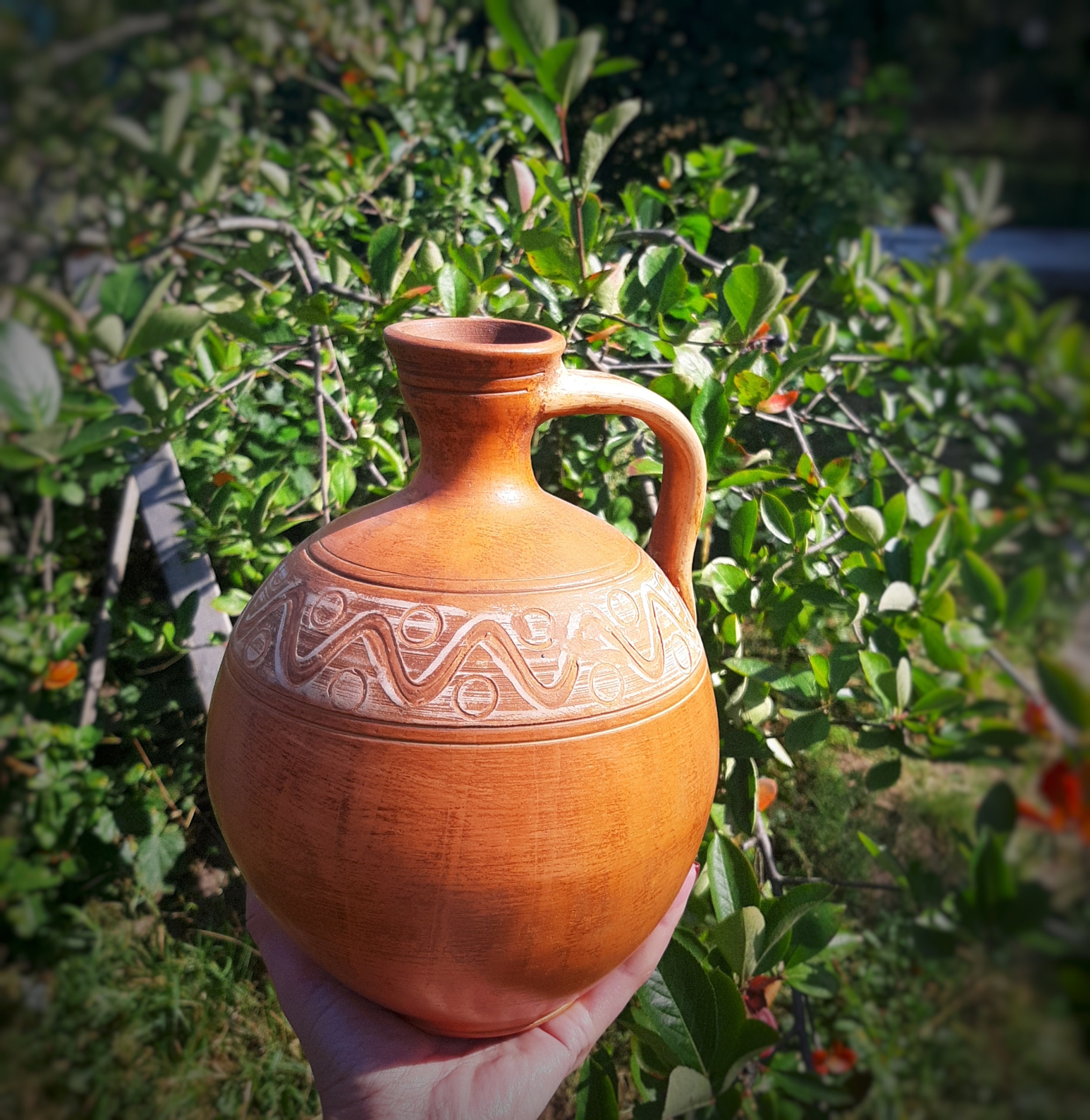 Clay Jug for Wine Pottery Jugs Water Juice Kitchen Wine set Etsy