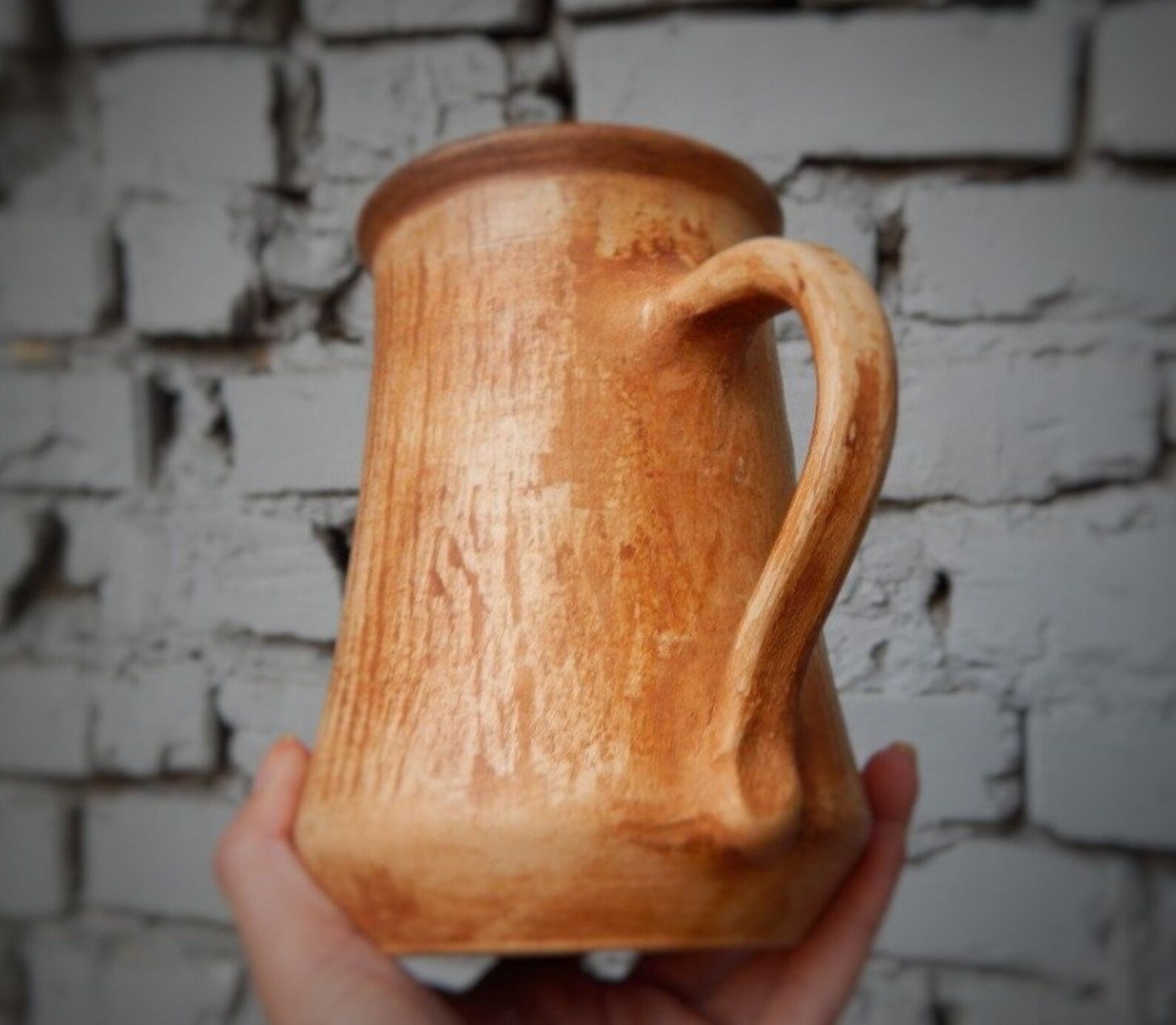 Rustic mugs Coffee mugs Terracotta Beer mug 500ml mugs Rustic Etsy