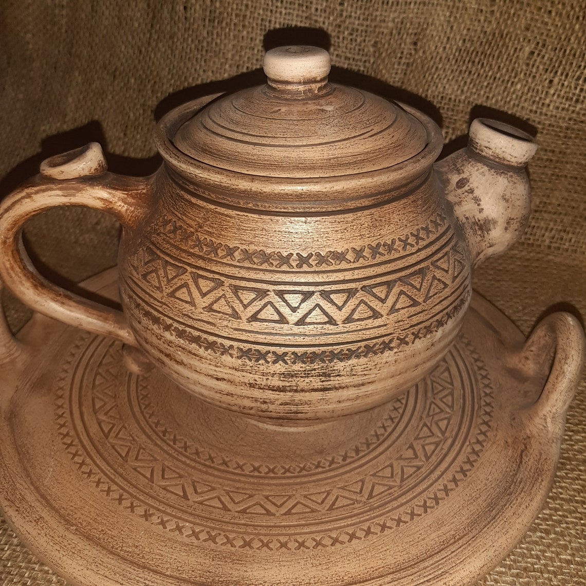 Rustic Pottery Teapots 67 fl.oz ECO Terracotta Teapots Etsy