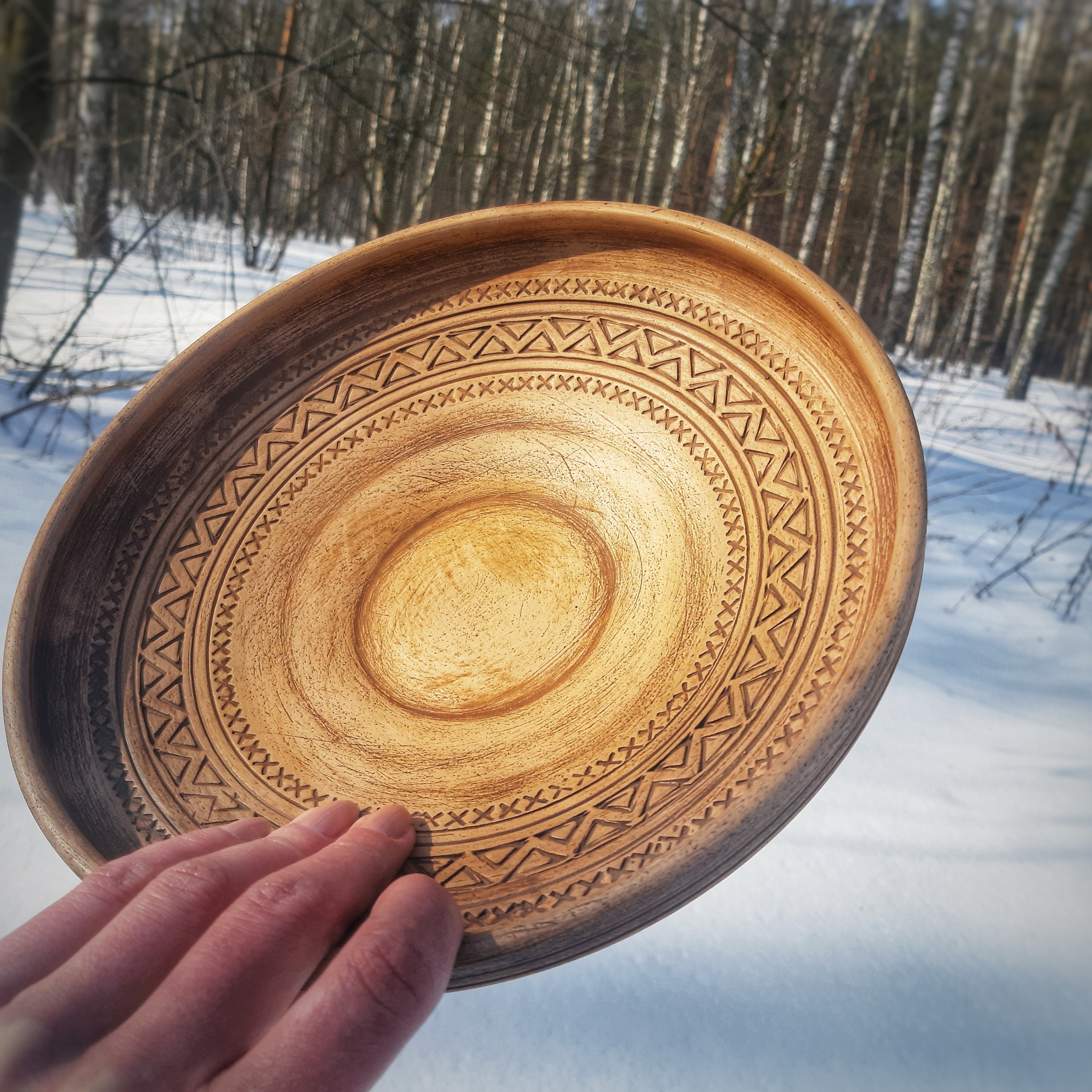 Rustic plate pottery plates Ceramic plate stoneware plate Etsy